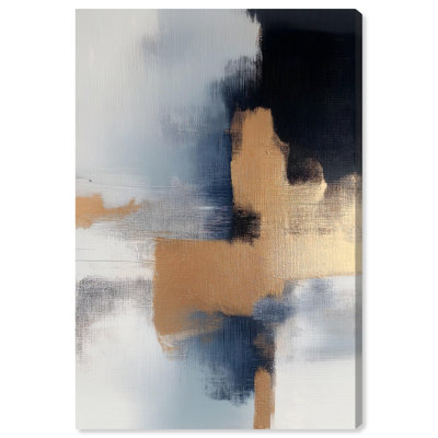 «Earl Indigo II», toile côtière abstraite par Art Remedy