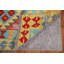 Tapis oriental réversible en laine Kilim 6 x 8