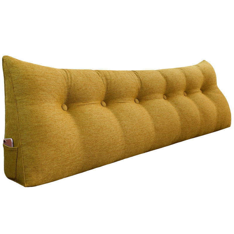 Cushion, 50cm H x 180cm W, Yellow