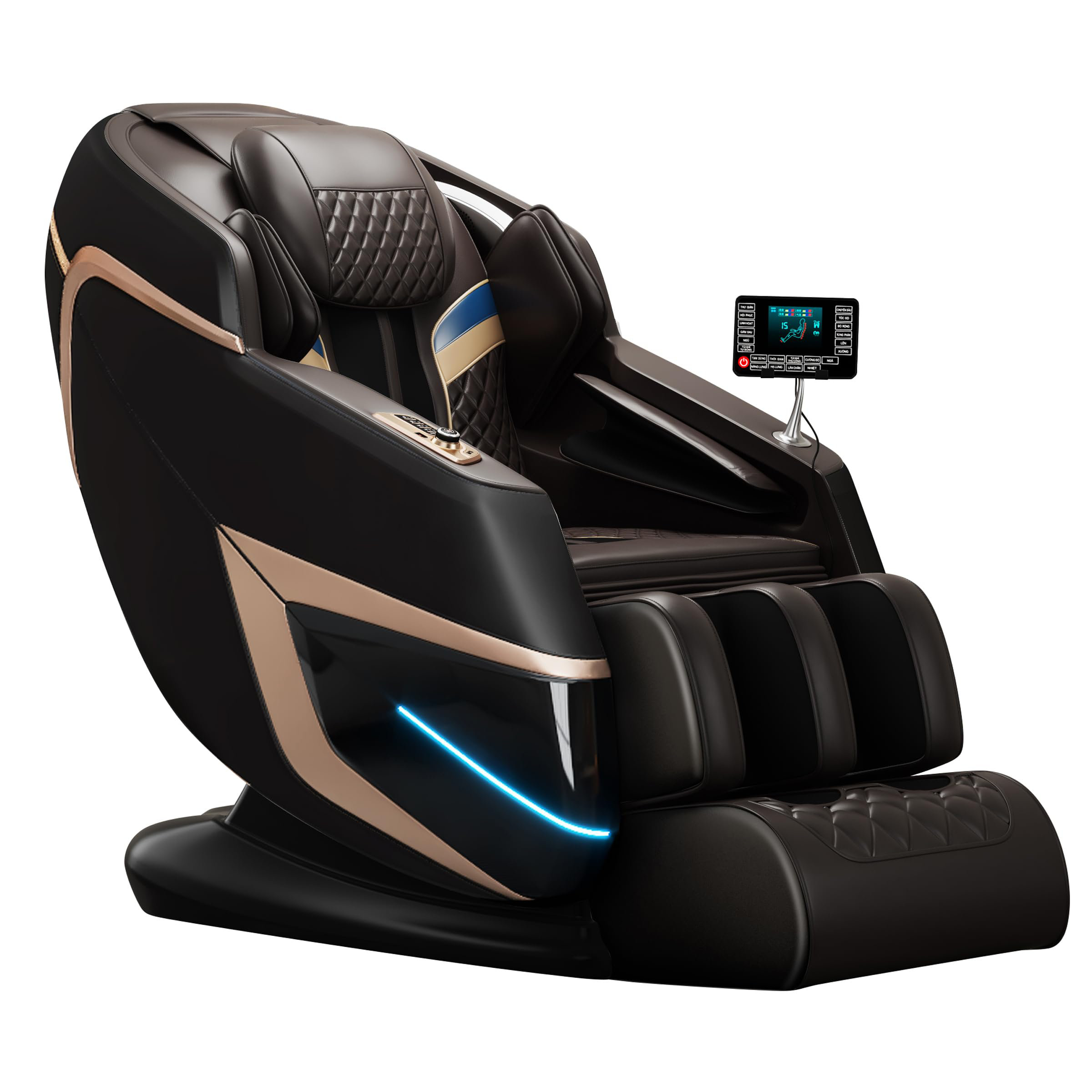 Inbox Zero Vegan Leather Heated Massage Chair & Reviews