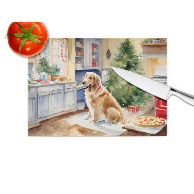 Planche à découper en verre Golden Retriever