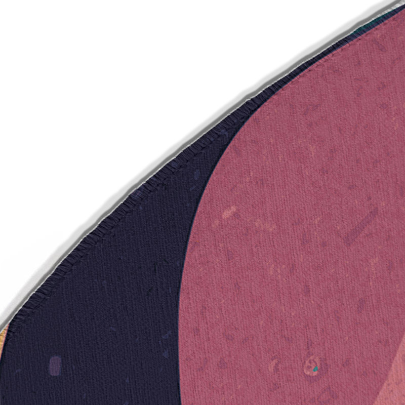 Tech Blaze Indoor And Outdoor Area Rug, Round 5'