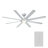 Hydra 8 - Blade Indoor/Outdoor LED Smart Ceiling Fan With Wall Control and Light Kit Included, Works With Alexa and iOS or Android App-32650310-32650309