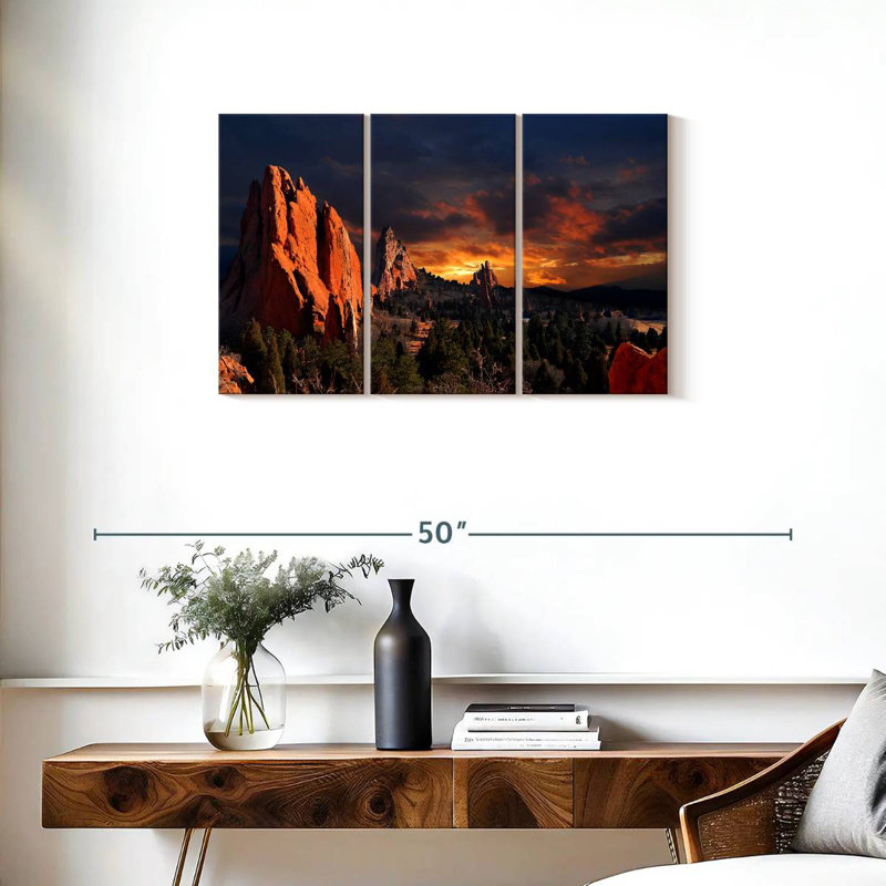 Alvord Garden Of Gods Dusk, H 20 po x l 33 po