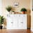 Buffet Storage Cabinet With Doors And Drawers, 49" W Coffee Bar Cabinet, Kitchen Buffet Sideboard For Living Room, Kitchen-123055248