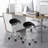 Adjustable Height Ergonomic Lab Stool with Wheels-704150768