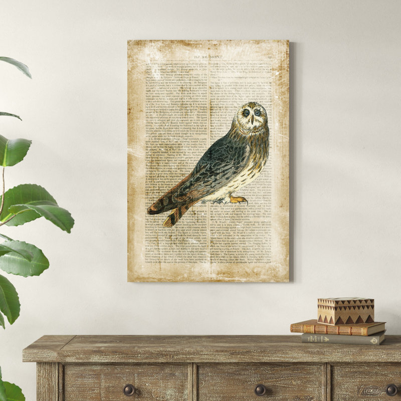 Oiseaux antiques I, H 36 po x l 24 po x P 1 po