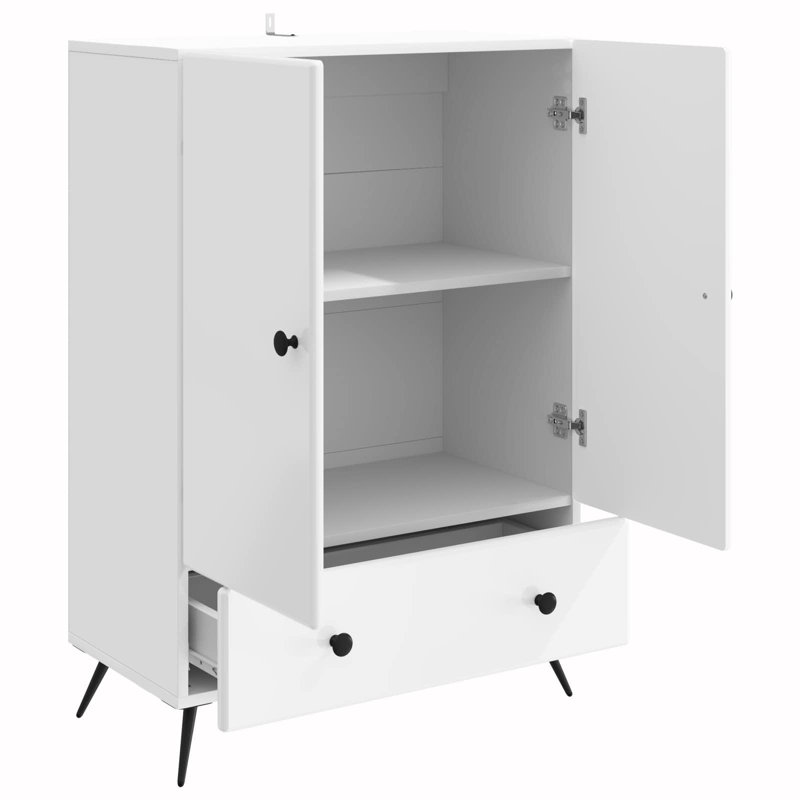 66cm Sideboard, High Gloss White