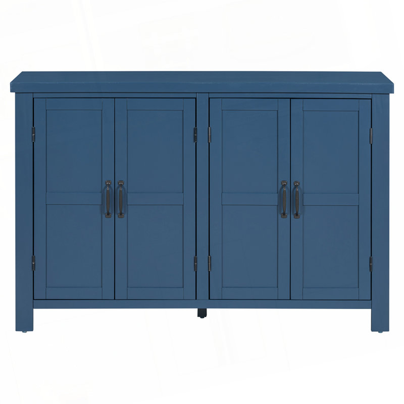 Buffet élégant avec placage de sapin traité, Marine