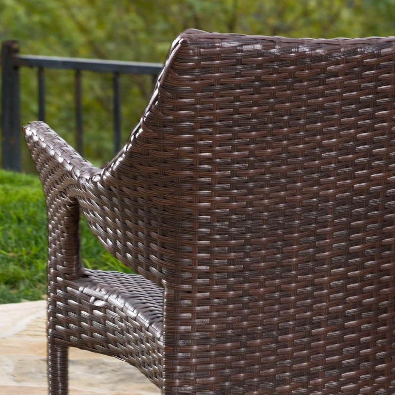 Chaise d'extérieur en résine, 52637,00MBRN KD MP4