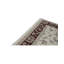 Hand-Knotted High-Quality Ivory and Wine Area Rug