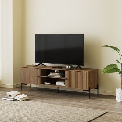 Bridgeview - 59" Width For 75'' Tv Stand Modern Media Console With Cabinet Storage