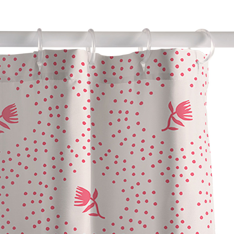 Rideau de douche Maritza Lisa, Rose floral 15