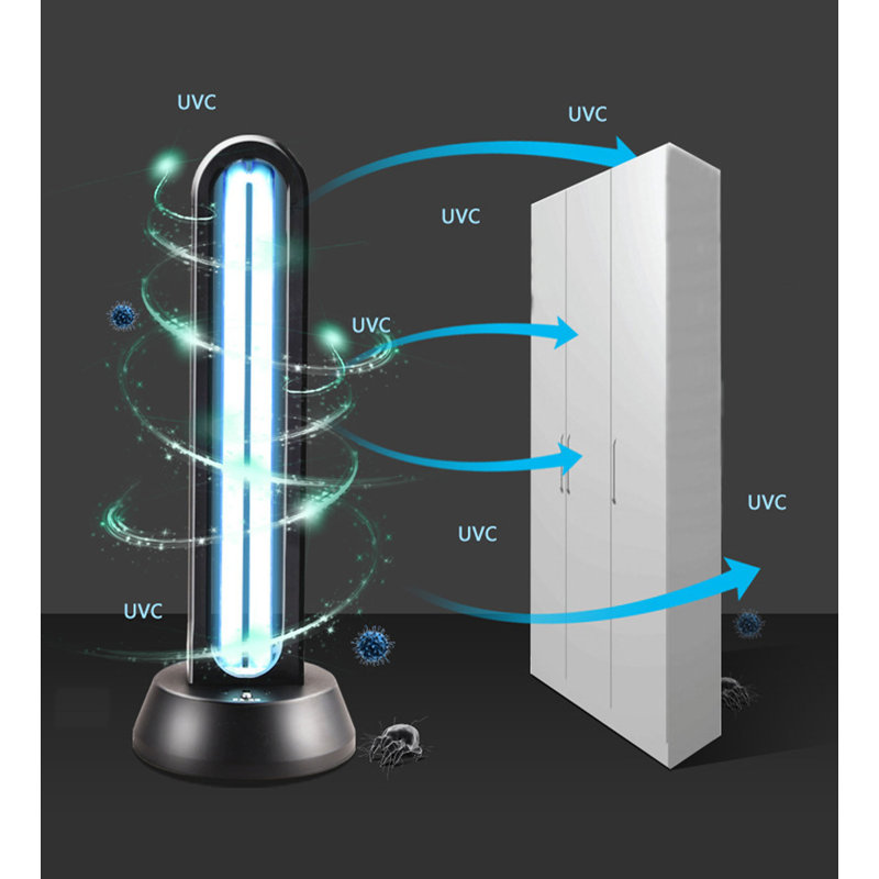 Latitude Run® UV Disinfection Light 38W Germicidal Lamp Sterilizer Lamp With Remote Control