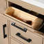 Ensemble de meuble-lavabo simple 48 po avec comptoir en quartz blanc OVE Decors Bailey, dosseret et barre d'alimentation assortis-974594701-974594719