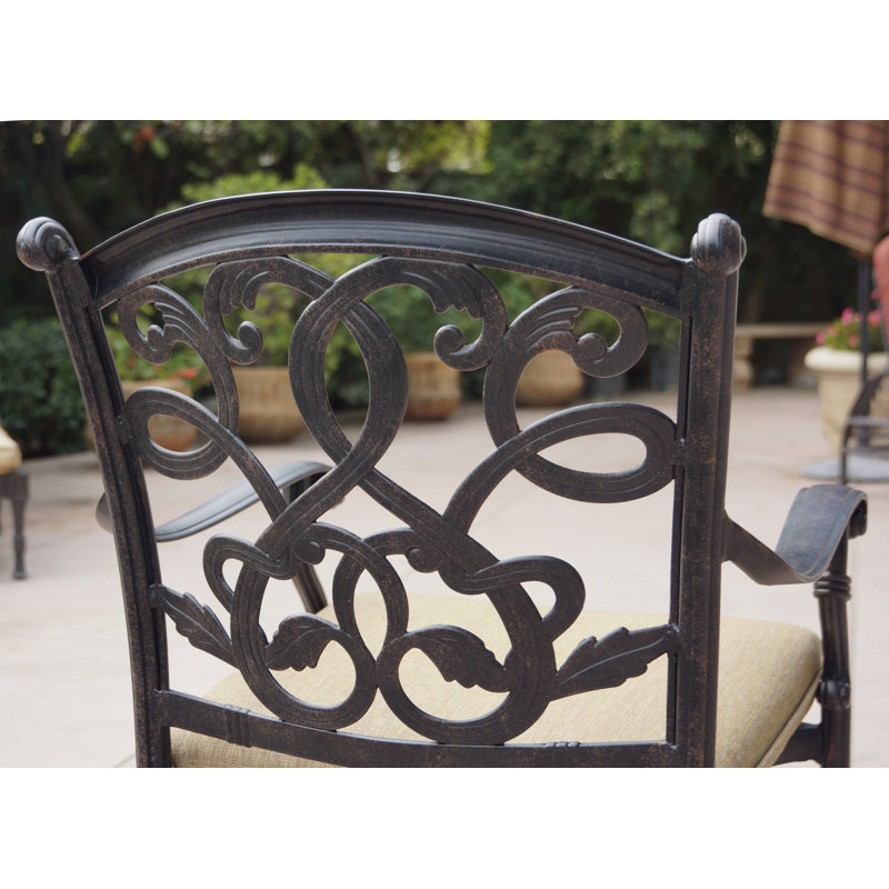 Charlemont 11-Piece Patio Dining Set with Cushions and 46 x 120'' Rectangular Dining Table