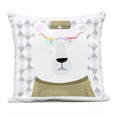Be A Friend Birds Outdoor Printed Pillow, design by Carla Daly
