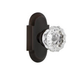 Cottage Plate with Crystal Door Knob