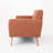 Modern Fabric Loveseat