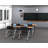 4 Person Training Meeting Seminar Tables Set