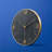 Gray Gold Round Analog Wall Clocks