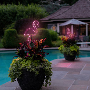 Ensemble de 2 lumières de jardin à DEL pour l'extérieur