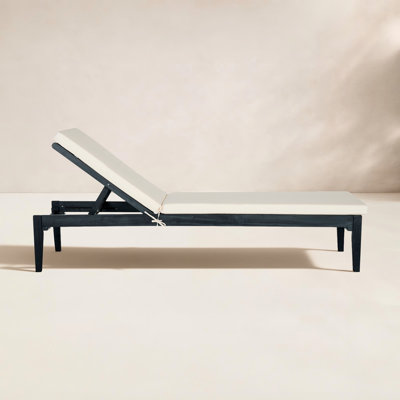 Arwen 23.6'' Outdoor Acacia Chaise Lounge