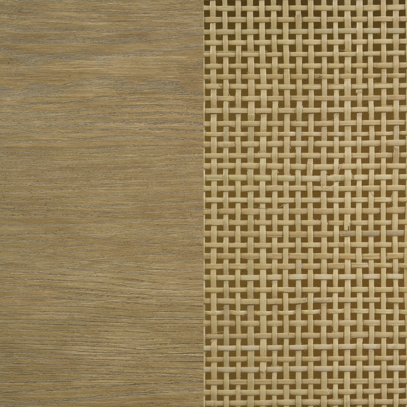 Meuble télé Arini Rattan Cane, Sable lavé