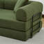 Canapé-lit pliant, canapé-lit convertible de 78,5 po avec 2 coussins, canapé-lit pliant, matelas à ressorts en mousse, canapé-futon pour salon, bureau, appartement-1573867031