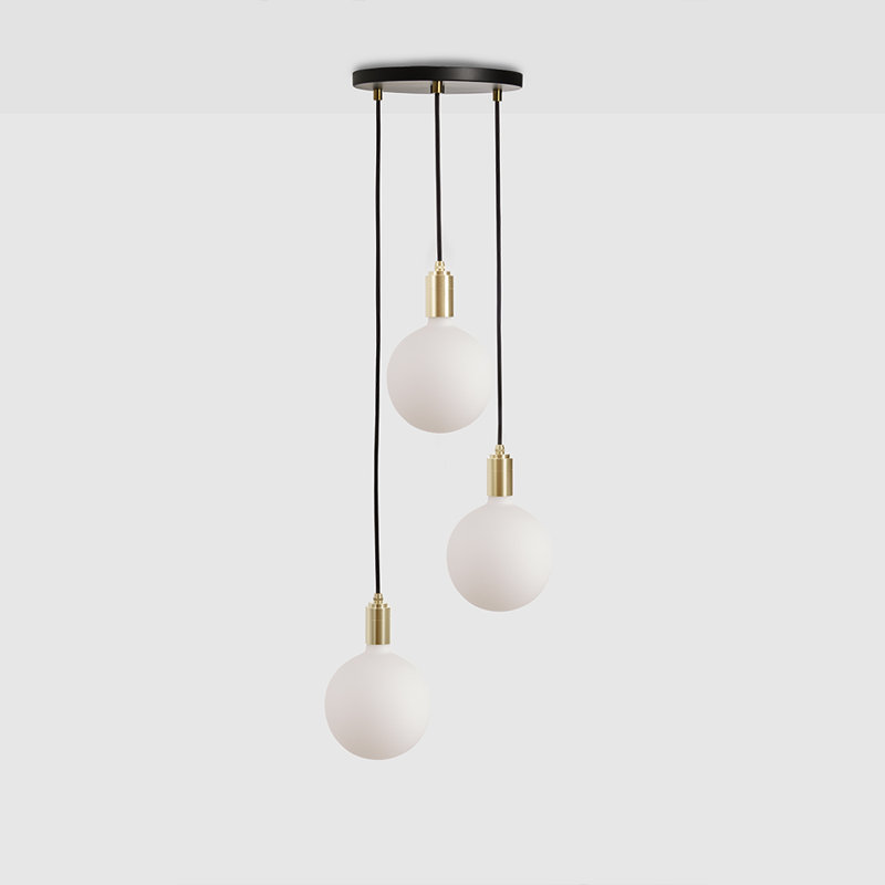 Sphere IV 3 - Light Pendant, Brass