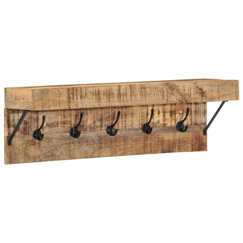 Wall Mounted Coat Rack, Brown