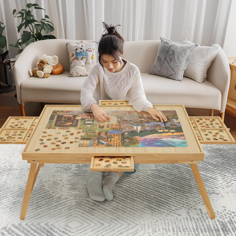 Table de casse-tête en bois 1500 pi