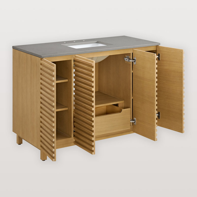 Horizontal Linear 48'' Single  Sink Vanity