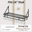 Iron Wall Mounted Pot Rack-2117628048