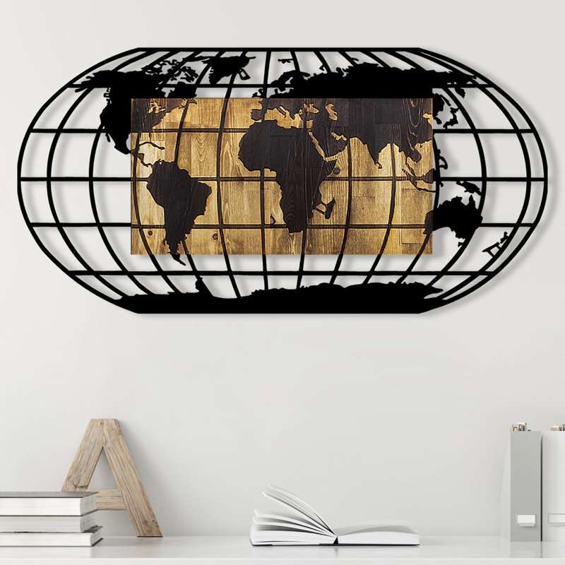 Traditional Cities & Countries Wall Decor on Metal