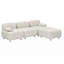 90,60 pouces Technologie Canapé en tissu Canapé modulaire Canapé convertible Canapé moderne-1030298360