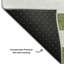 Tapis olive Cerrito AMF528 lavable à la machine de qualité supérieure-103946988