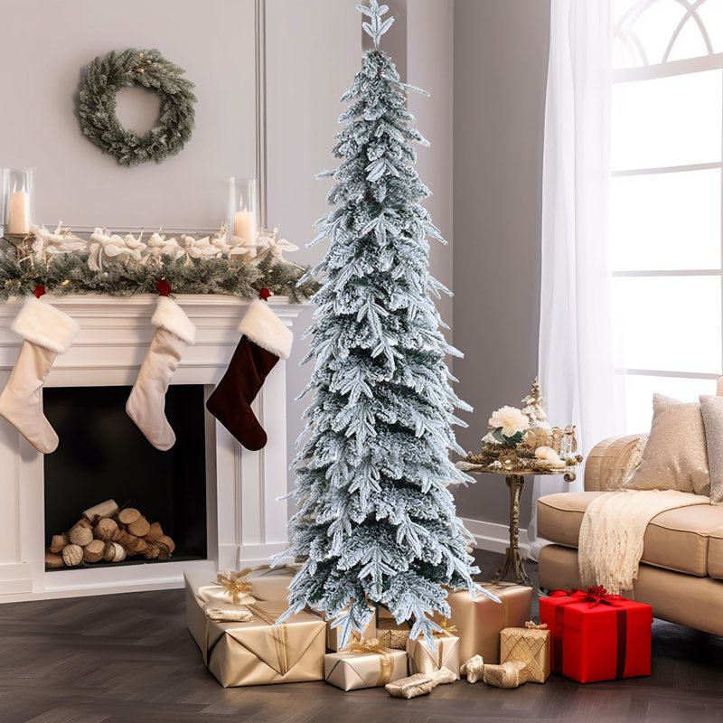 Arbre de Noël artificiel épinette 6,8 pi Hasset