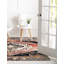Tapis géométrique rouge / bleu Tucson-330995629