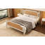 Rattan Queen Size Bed Frame,No Box Spring Needed