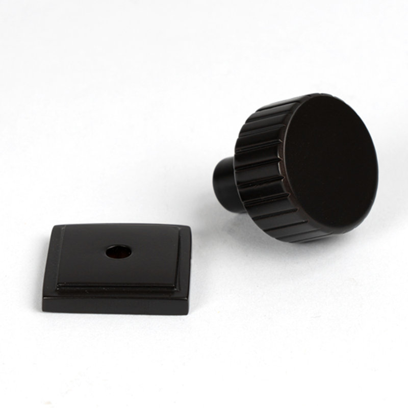 30mm Square Knob, Aged Bronze