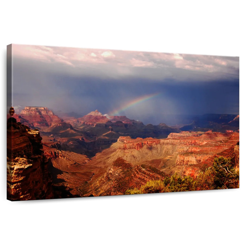 Alvord Grand Canyon Rainbow Glimpse, H 26 po x l 39 po