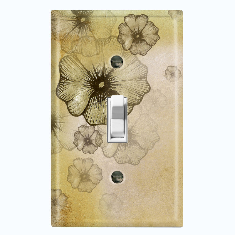 Nature Themed 1 - Gang Toggle Light Switch Standard Wall Plate