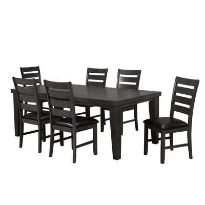 Ensemble repas 6 personnes à hauteur de comptoir Maribelle