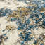 Tapis turquoise / gris à motif abstrait Reitz-939457938