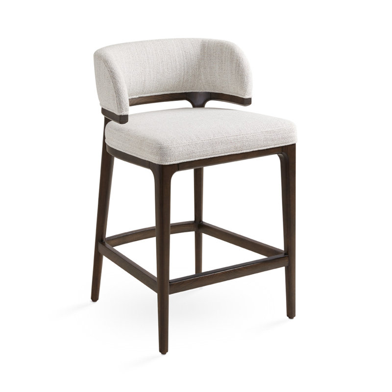 Tabouret de comptoir Volney, Gris