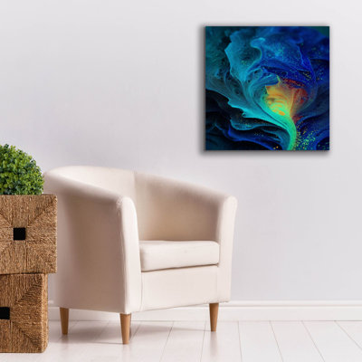  «Magestic Storm» par Ann Klee, art mural sur toile, 26 po x 26 po