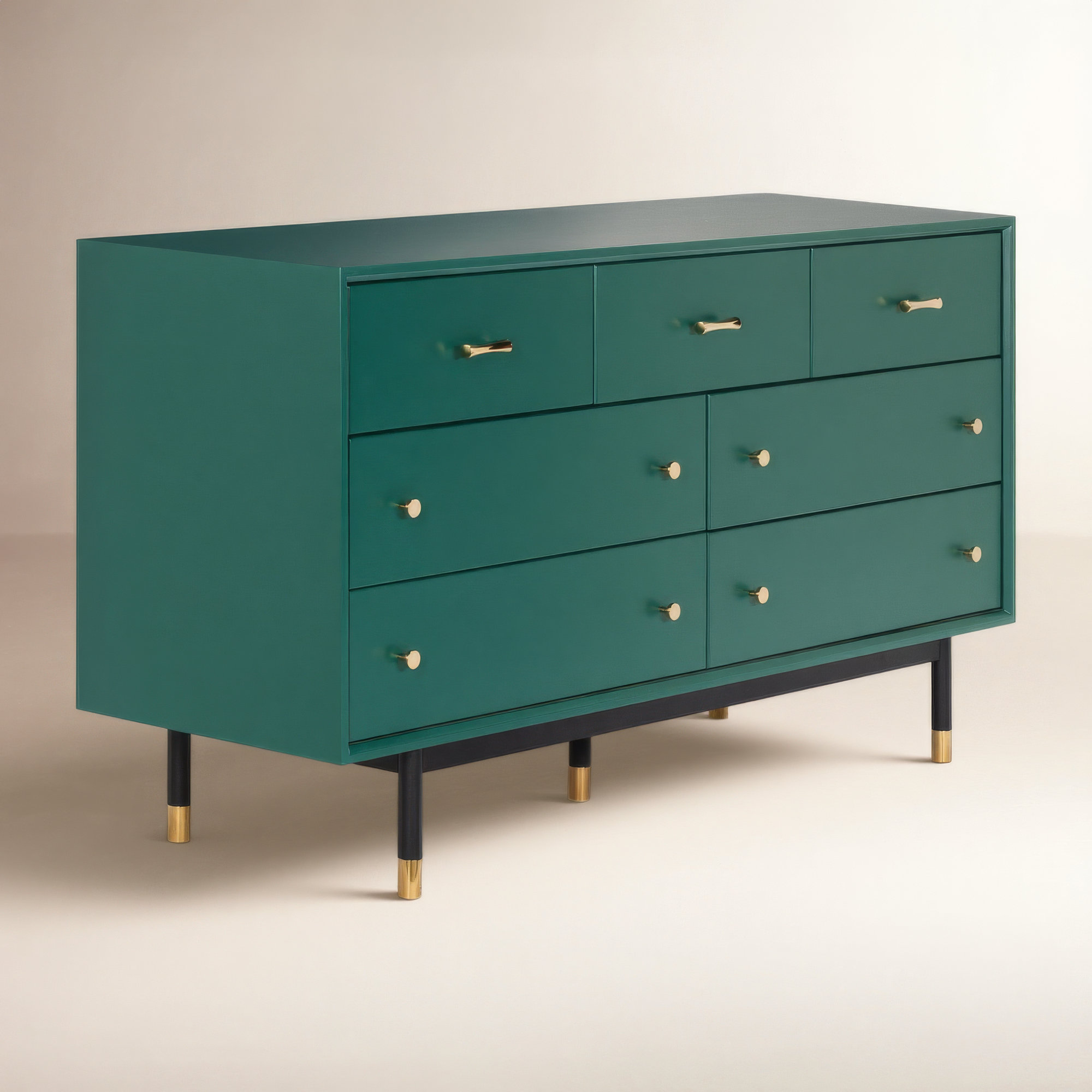 Anni 7 - Drawer Dresser, Green