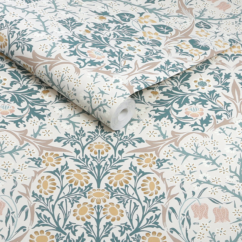 William Morris Blackthorn Daydream Wallpaper