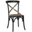 Chaise d'appoint à dossier en croix Deason-1234338135